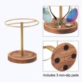thumbnail image 4 of Organizador de gafas de sol BDBDYEAY, soporte de madera para 12 pares, 4 of 7