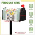 thumbnail image 4 of Spring Mailbox Covers Magnetic Floral Mailbox Cover Flowers Mailbox Wraps Magnetic Standard Size 21x18 Inch Tulips Jar Decorative Mailboxes for Outside Garden Yard Farmhouse Buffalo Plaid, 4 of 6