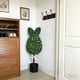 thumbnail image 5 of Bunny Boxwood Topiaries Easter Simulation Boxwood Leaf Potted Ornament en Maceta Negra para Entradas, Porches O Pantallas Interiores, 5 of 7