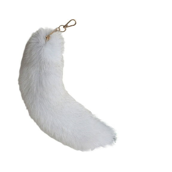 Daolelai 40Cm Tail Accessories Ladies Bag Ornaments Car Keychain