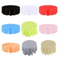 thumbnail image 3 of Plastic Waterproof Large Wedding Party Disposable Circular Table Cloth Cover, 3 of 6