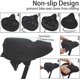 thumbnail image 4 of Bike Saddle Cover, Ultra Soft Bike Saddle Padded Cushion, Silicone Cover for Indoor and Outdoor (Dimensions: 28 x 26 cm), 4 of 5