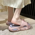 thumbnail image 2 of Open Toe Slide Slipper for Women and Men, Detachable Non Slip Quick Drying Shower Slides, Bathroom Sandals Super Soft Comfy Thick Sole, 2 of 10