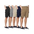thumbnail image 5 of Men's Belted Cotton Cargo Shorts (3-Pack), 5 of 5