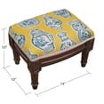 thumbnail image 2 of 123 Creations Blue and Yellow Ginger Jar Footstool, 2 of 3