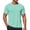 46#Mint Green, variant on Mens Shirts Dry Fit Athletic T Shirts UPF 50  Performance Cooling Shirt Short Sleeve Light Blue L