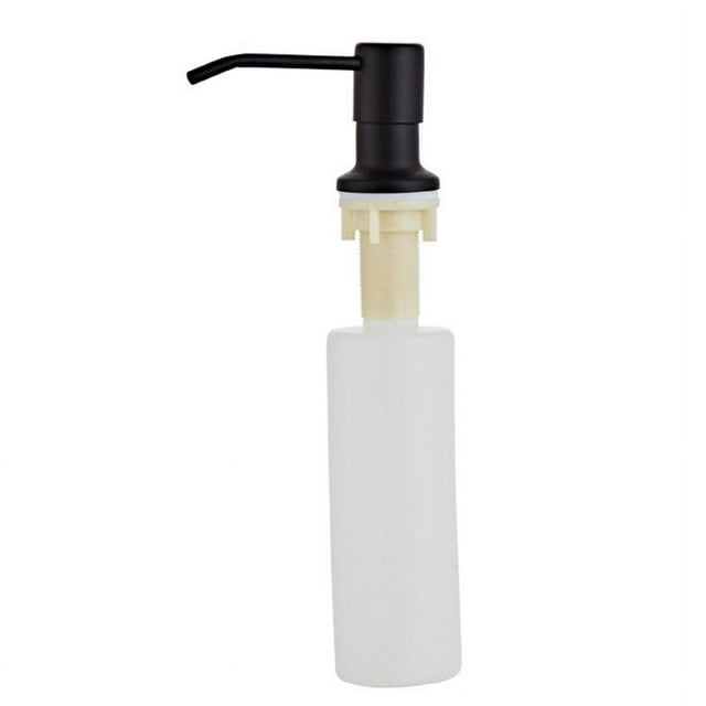 Soap Dispenser Stainless Steel Built in Sink Soap Dispenser Replacement Liquid Soap Bottle for Kitchen Sink Chrome
