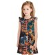 thumbnail image 1 of Balery Whimsical Animal Spiral Camisón de princesa para niñas, pijama de algodón con mangas abullonadas, suave y bonito.-Small, 1 of 6