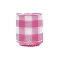 thumbnail image 3 of 5 Yards Spring Gingham Patterned Ribbon - Colorful Craft Fabric Ribbon in Assorted Colors for Gift Wrapping, Wreath Bow Making, DIY Crafts, and Easter Decorations, 5 Roll (H), 3 of 4