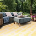 thumbnail image 5 of Safavieh Courtyard Warwick Nautical Indoor/Outdoor Area Rug, Beige/Yellow, 9' x 12', 5 of 13