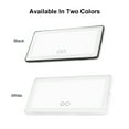 thumbnail image 4 of Yeacher Car Visor Vanity Mirror Rechargeable LED Light Mirror with 3 Light Modes 60 LEDs, 4 of 8