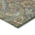 thumbnail image 4 of Addison Rugs Chantille Indoor/Outdoor Transitional Paisley Chocolate Washable Rectangle Rug, 1'8" x 2'6", 4 of 6