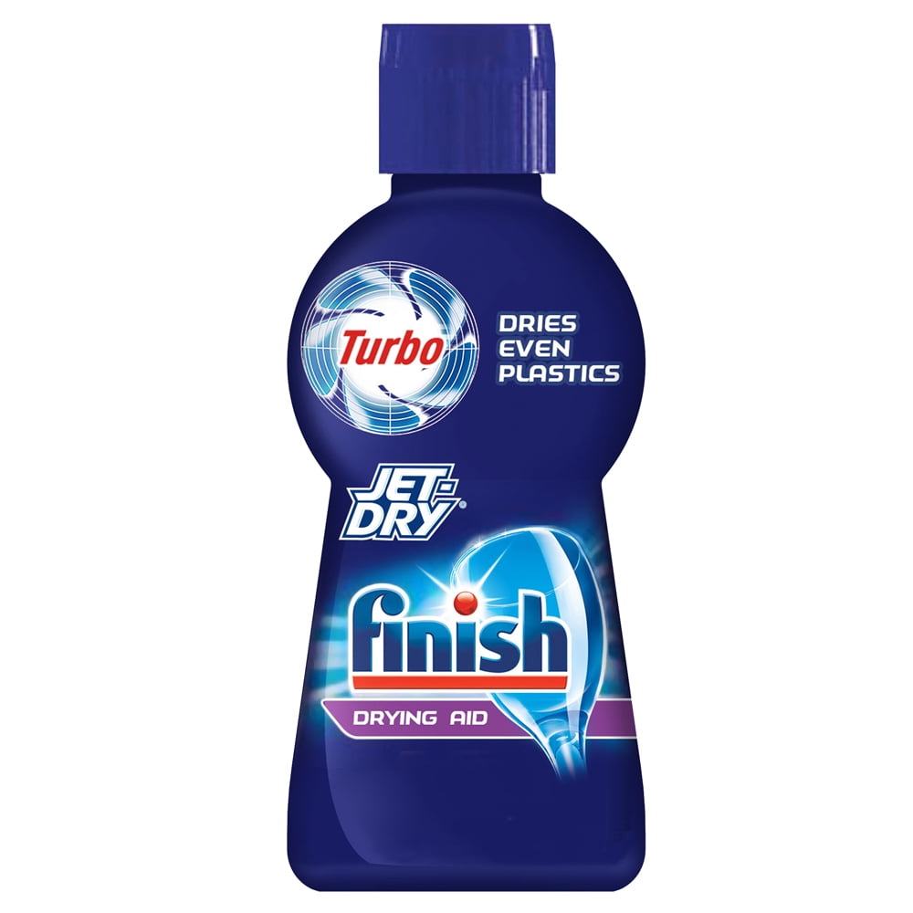 Finish JetDry Turbo Dry, 6.76oz, Dishwasher Drying Aid, Dries Even