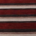 thumbnail image 5 of Rugsotic Carpets Hand Knotted Wool Area Rug 5'x8' Red Brown Contemporary Rectangle Indoor Rug for Living Room, Bedroom Antimicrobial L00904, 5 of 9