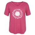 thumbnail image 3 of Women Fashion Printing Shirts Short Sleeve Loose Tee Tops, 3 of 7