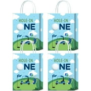 16 Pcs Hole in One Birthday Decorations - Clear Patterns Golf Party Favors for Kids, Sturdy Design to Hold Goodie Bag Items$$Home Decor, Kitchen, & Other