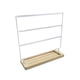 thumbnail image 5 of Organizador de pendientes colgantes, soporte para pendientes, base estable, 3 niveles, elegante expositor de pendientes para decoración del hogar y tocador. Blanco, 5 of 9