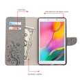 thumbnail image 3 of Galaxy Tab A8 10.5 Inch Case,Slim Folio Stand Nice Butterfly Premium Leather Wallet Case with Auto Sleep/Wake Smart Cover for Samsung Galaxy Tab A8 10.5 Inch 2022 Model SM-X200/X205/X207,Gray, 3 of 7