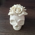 thumbnail image 6 of 3D Rose Flower Skull Candle Resin Casting Mold UV Crystal Epoxy Resin Mold Handmade Human Head Skeleton Silicone Mold, 6 of 15