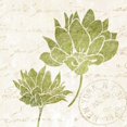 thumbnail image 2 of Emery, Kristin 26x26 Gold Ornate Wood Framed with Double Matting Museum Art Print Titled - Hand Writing Flower I, 2 of 4