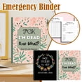 thumbnail image 2 of Combination ,In Case I Go Missing Binder End of Life Planner Emergency Binder, 2 of 8