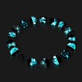 thumbnail image 2 of Black | Firefly Glass Snow Globe Bracelet, 2 of 8