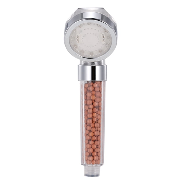 Yeacher LED Hand Shower LED Shower Head Ionic Filter Multiple Colors Automatically Color-Changing Showerhead for Bathroom