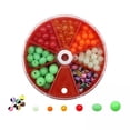 thumbnail image 1 of 4x de Cuentas de Pesca, Tapón de Cuentas de Pesca Brillantes, Redondo, 4mm, 5mm, 6mm, 8mm, Bobbers de Pesca, Frijoles Espaciales para Agua Dulce, Lub 4 piezas, 1 of 8