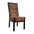 thumbnail image 1 of International Caravan Bali Dallas Woven Abaca Dining Chair, 1 of 3