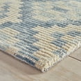 thumbnail image 2 of Dash & Albert Diamond Cove Hand Tufted Wool Rug, 5' x 8', Blue, 2 of 5
