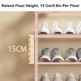 thumbnail image 4 of QTOCIO Shoe Rack Shoe Rack Storage Organizer with 4 Tiers Metal Shelves for Bedroom Closet Entry Dorm Room, 4 of 6