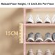 thumbnail image 4 of organizador de zapatero estante metálico de 4 niveles | Tubo de polipropileno y acero | Almacenamiento que ahorra espacio para entrada, armario, dormitorio, dormitorio | Fácil montaje | Diseño, 4 of 6