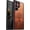 Rose-S22 Ultra, variant on Case for Galaxy S22 Ultra Case [Natural & Black Soft TPU] Shockproof Protective Cover Unique & Classy Design Compatible with Samsung S22 Ultra Tree with Roots-Walnut