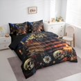 thumbnail image 4 of Manfei 7pcs Vintage Books Comforter Set, King - Skeleton & Western Mid Century, 4 of 8