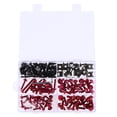 thumbnail image 1 of Kit de pernos de carenado de motocicleta Sunnimix 173 de montaje universal Tornillos de pernos rojo, 1 of 8