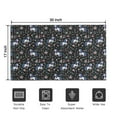 thumbnail image 5 of Black Cartoon Unicorn Flower Pattern Door Rugs,Washable Non Slip Door Mats Indoor,Decorative Door Mats,Entry Mat Indoor for Entrance,Bedroom,Kitchen,Bathroom,17"x30", 5 of 6