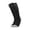 Black, variant on Knee High Soccer Socks (1Pair) Team Sport Cushion Athletic Socks for Kids Youth Adult