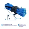 thumbnail image 2 of 1/4''x50' With Sheath Outdoor Accessories String ATV UTV Replacement 12 Strand Synthetic Winch Rope Cable Towing Emergency Car ,Durable & Safe, 2 of 7