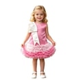 thumbnail image 4 of HJYCHN Girls Dress Sleeveless Bowknot Tutu Party Gown with Puffy Skirt for Toddler Dress 6-7 Years, 4 of 6