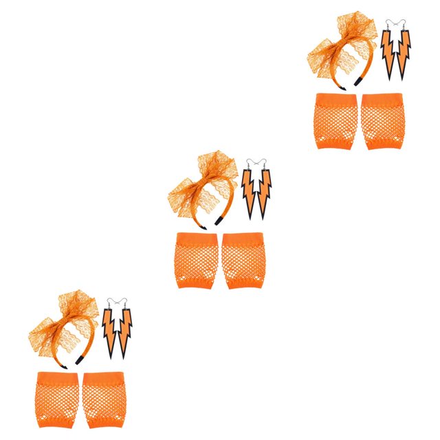 Guardurnaity 1 Juego de pendientes de aro para el pelo, ganchos para las orejas, diseño de accesorios de neón, apariencia atractiva, regalos Type1 NO1