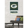 thumbnail image 2 of NFL Green Bay Packers - Logo 21 Wall Poster, 22.375" x 34", Framed, 2 of 3