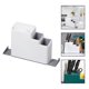 thumbnail image 4 of Organizador de utensilios multifuncional para el hogar, cocina, accesorios y contenedores. Blanco, 4 of 6