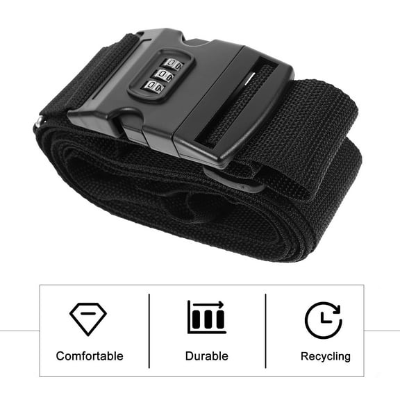 Mobutofu Travel Strap Suitcase Polypropylene 1Pack 161.13X1.97X0.79In