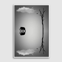IDEA4WALL Framed Canvas Wall Art for Living Room, Bedroom Sky Canvas Prints for Modern Home Decoration Ready to Hang
