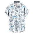 thumbnail image 4 of LIBRCLO Mens Shirts, Casual Button Down Shirts Short Sleeve Summer Clothes for Hawaiian Vacation Beach, 4 of 6