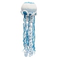 thumbnail image 1 of Blue Jellyfish Handmade Amigurumi Stuffed Toy Knit Crochet Doll VAC, 1 of 1
