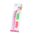 thumbnail image 2 of fastboy 3Pcs/set Double Head Pet Hand Toothbrush Pet Teeth Care Cleaning Brush Grooming Tools Set Random Color, 2 of 9