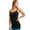 BLACK, variant on Women's Fitted Adjustable Spaghetti Strap Camisole, Teaberry, 1 Pack