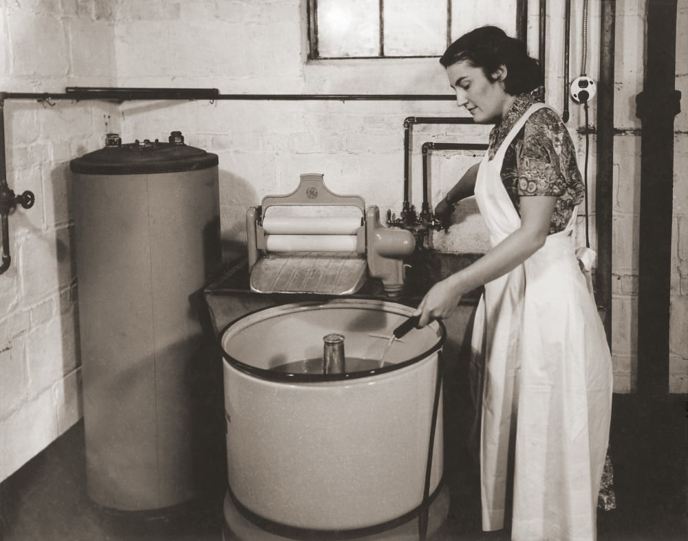 1930S State Of The Art Home Laundry Included A Hot Water Heater History