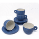 thumbnail image 1 of Juego de 4 Tazas Ideen 270 ml Cerámica Azul, 1 of 5